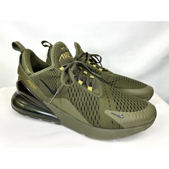 Nike Other - Nike Air Max 270 Shoes Men’s Size 11.5 Medium Olive Canvas Sneakers AH8050-301